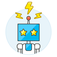 Toy Robot Illustration from UX Colors Set