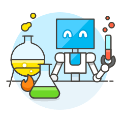 Laboratory Robot 2 Illustration from UX Colors Set