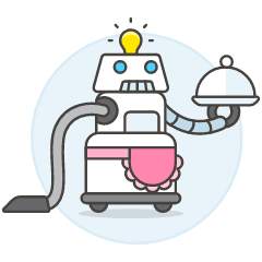 Maid Robot 2 Illustration from UX Colors Set