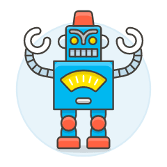 Vintage Robot 2 Illustration from UX Colors Set