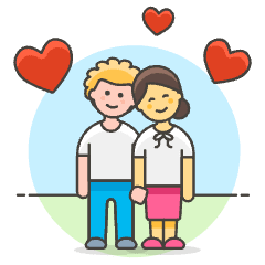 Couple Happy 5 Illustration from UX Colors Set