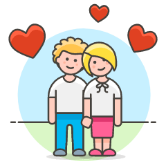 Couple Happy 9 Illustration from UX Colors Set