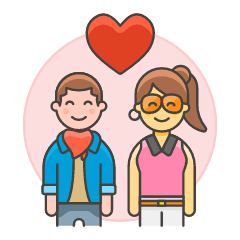 Couple In Love 4 Illustration from UX Colors Set