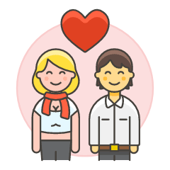 Couple In Love 7 Illustration from UX Colors Set