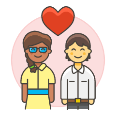 Couple In Love 9 Illustration from UX Colors Set