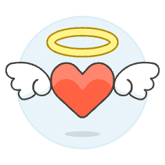 Angelic Heart Illustration from UX Colors Set