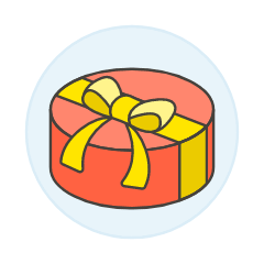 Gift Heart 2 Illustration from UX Colors Set