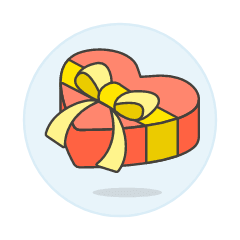 Gift Heart 3 Illustration from UX Colors Set