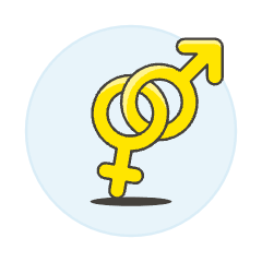 Neutral Heterosexual Illustration from UX Colors Set