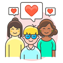 People In Love 5 Illustration from UX Colors Set