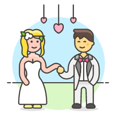 Wedding 4 Illustration from UX Colors Set