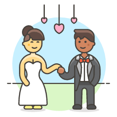 Wedding 5 Illustration from UX Colors Set