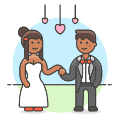 Wedding 6 Illustration from UX Colors Set