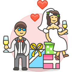 Wedding Celebration 5 Illustration from UX Colors Set