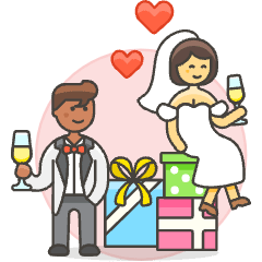 Wedding Celebration 8 Illustration from UX Colors Set