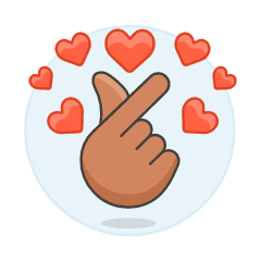 Miniheart Hand 3 Illustration from UX Colors Set