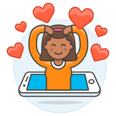 Online Dating 1 6 Illustration from UX Colors Set