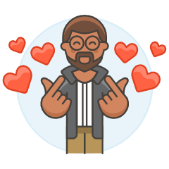 Online Dating 2 1 Illustration from UX Colors Set