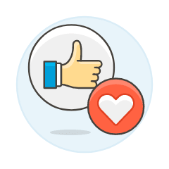 Social Network Love 2 Illustration from UX Colors Set