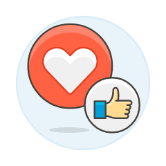 Social Network Love 5 Illustration from UX Colors Set