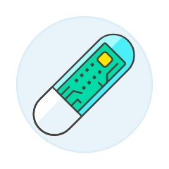 Microchip Illustration from UX Colors Set