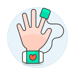 Pulse Oximeter 1 Illustration from UX Colors Set