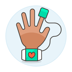 Pulse Oximeter 3 Illustration from UX Colors Set