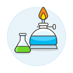 Alcohol Burner Illustration from UX Colors Set