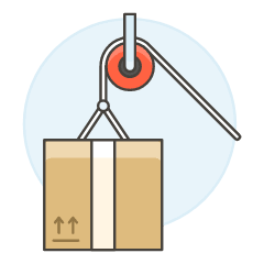 Hoisting Illustration from UX Colors Set