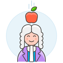 Newton Apple Illustration from UX Colors Set