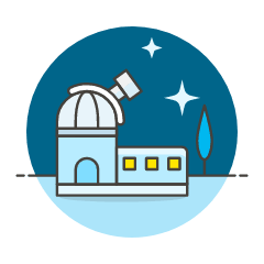 Observatory 2 Illustration from UX Colors Set