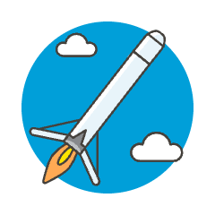 Rocket 3 Illustration from UX Colors Set