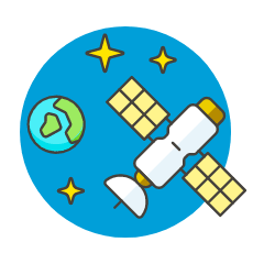 Satellite 1 Illustration from UX Colors Set