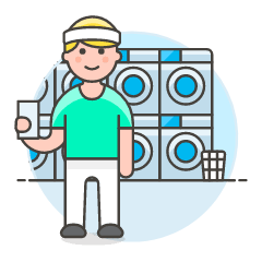 Laundry 3 Illustration from UX Colors Set