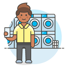 Laundry 4 Illustration from UX Colors Set