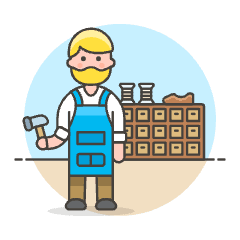 Shoes Maker 2 Illustration from UX Colors Set