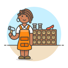 Shoes Maker 5 Illustration from UX Colors Set