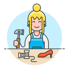 Shoes Making 4 Illustration from UX Colors Set