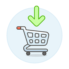 Shopping Cart Add 1 Illustration from UX Colors Set