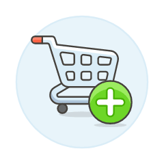 Shopping Cart Add 2 Illustration from UX Colors Set