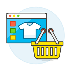 Customize Shirt Basket Illustration from UX Colors Set