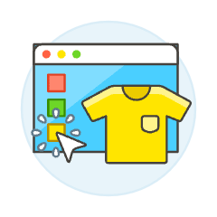 Customize Shirt Color Illustration from UX Colors Set