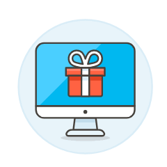 Gift Box Imac 2 Illustration from UX Colors Set
