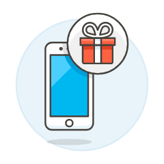 Gift Box Phone 1 Illustration from UX Colors Set