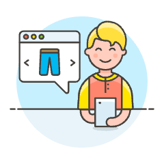 Phone App Catalog 2 Illustration from UX Colors Set