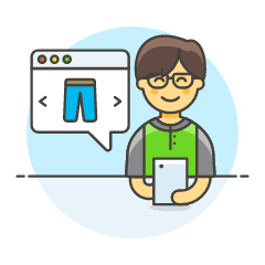 Phone App Catalog 6 Illustration from UX Colors Set