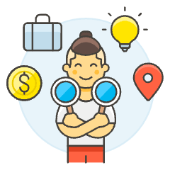 Product Search 1 Illustration from UX Colors Set