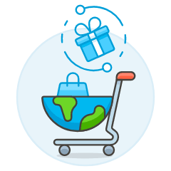 Vr Shopping Illustration from UX Colors Set
