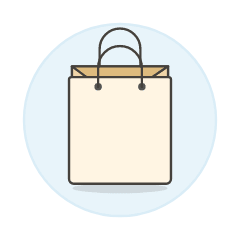 Shopping Bag 1 Illustration from UX Colors Set