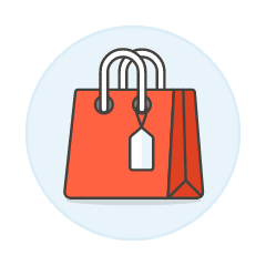 Shopping Bag 2 Illustration from UX Colors Set